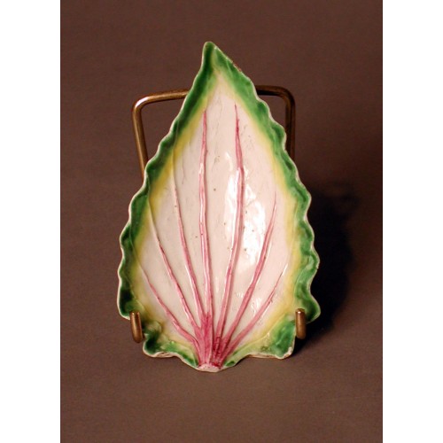 Thumbnail image for Rare Longton Hall Porcelain Leaf