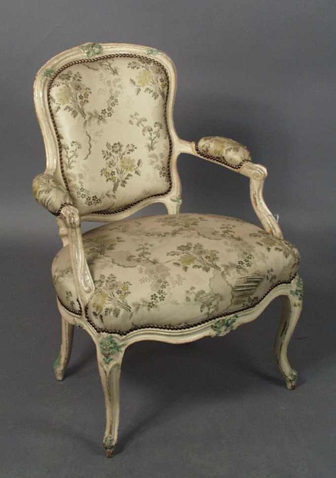 Thumbnail image for Louis XV Style “Morgan” Model Open Armchair