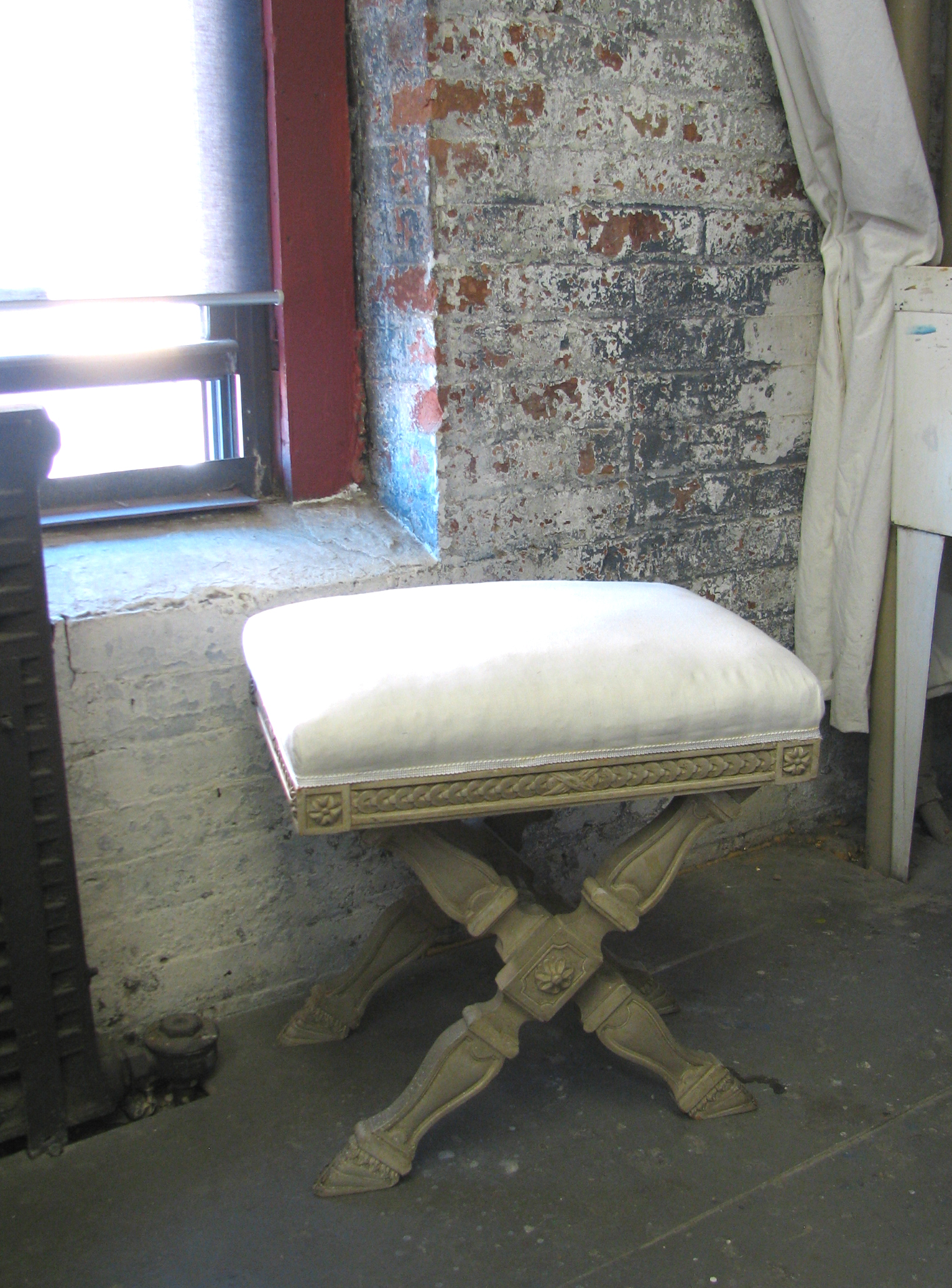 Thumbnail image for Late Louis XVI  Style Folding Bench